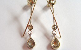 Hang Oorbellen Edelsteen 0002